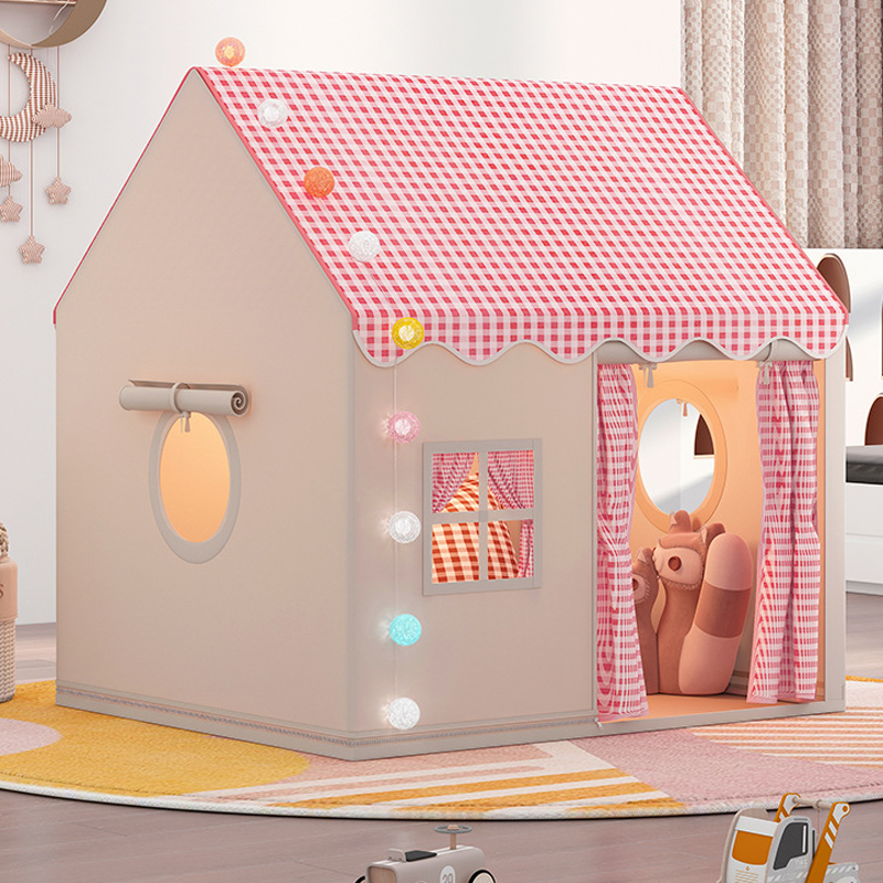 ๐ฐ LIMITED-TIME DISCOUNT!! โจ Dream Play Tent for Kids โ Fairy Lights, Roomy Interior, Gingham Style ๐