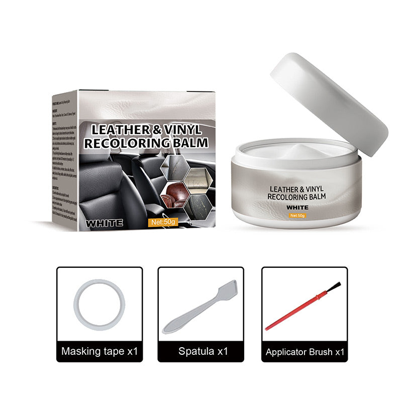 🔥1 acheté = 1 offert🎁 Crème réparatrice pour cuir – Comble les rayures et les éraflures, et redonne au cuir toute sa texture. Disponible en plusieurs couleurs ! 💺🛡️