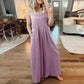 💝 Combinaison sans manches pour femmes avec jambes larges et poches