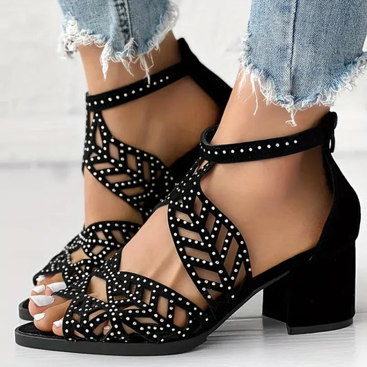 🔥25 nouveaux talons hauts creux bohèmes pour femmes
