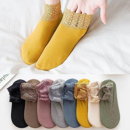 🌸2024 HOTA SLAE 🌸chaussettes chaudes en dentelle à la mode automne hiver