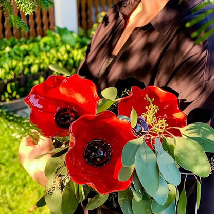 💝2026 Mother's Day Gifts 49% Off🎁🐦 Handmade Metal Flower Garden Stake – Bird Bath & Outdoor Decor for Nature Lovers 🌸