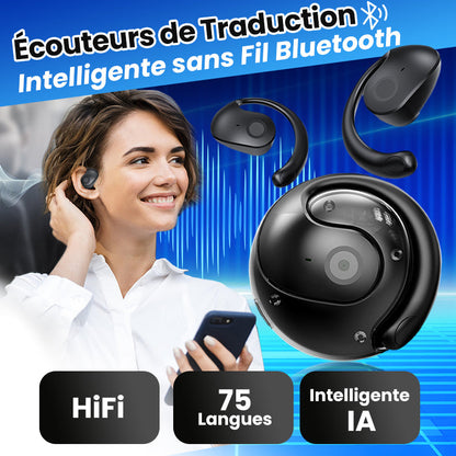 🔥2025 HOT SALE🎧Écouteurs de Traduction Intelligente sans Fil Bluetooth