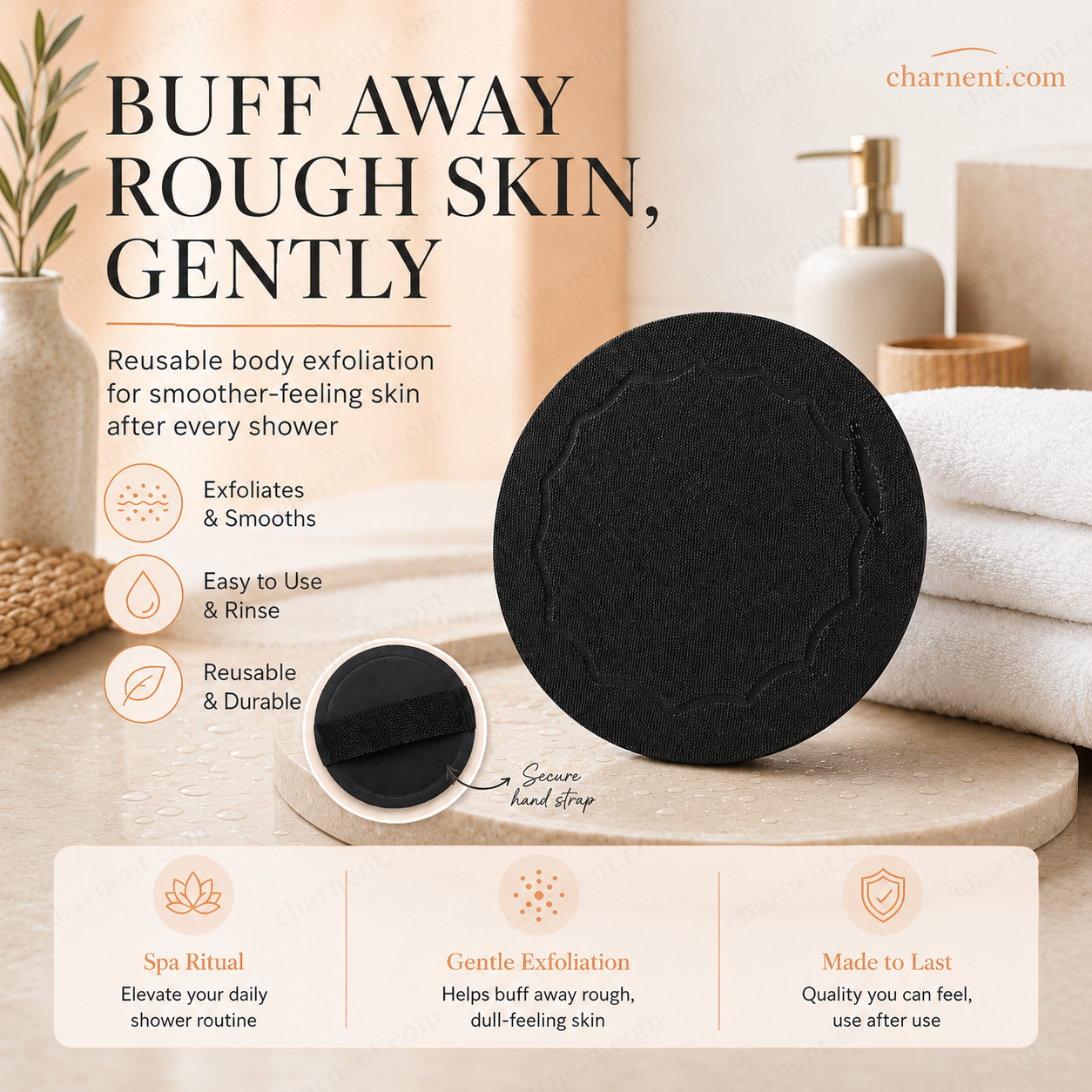 ✨✨Last Day Buy 1 Get 1 Free - £6.99!💦 🚿 Exfoliating Scrub Bath Pads – Gently exfoliate, unclog pores, reveal brighter skin. A little scrub goes a long way! ✨🛀