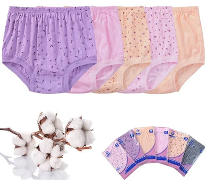 🌸Remise sur les nouveaux produits à durée limitée🌸Sous-vêtements en pur coton taille haute grande taille absorbant l'humidité