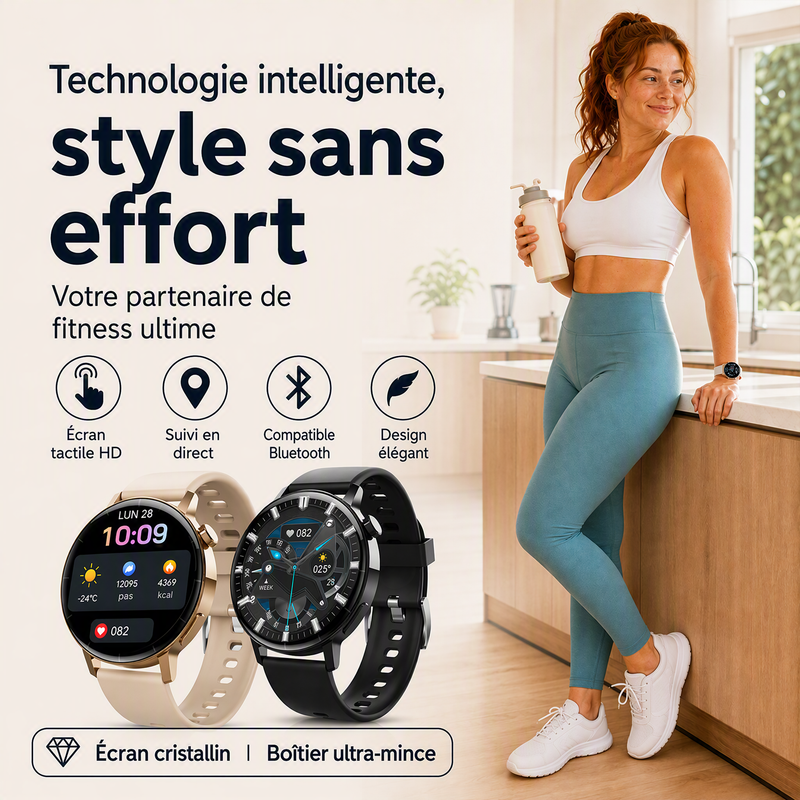 ⌚ 50 % DE RÉDUCTION EN CE MOMENT ! ⚡Montre intelligente multifonctionnelle