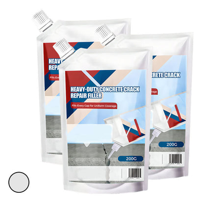 📢📢50% OFF !! ⏰Extra-Strength New Formula Concrete Crack Repair Filler, Waterproof Heavy-Duty Crack Adhesive for Driveway, Patio & Wall Cracks