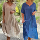Robe asymétrique à manches courtes à manches courtes