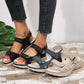 🔥⏳Réduction limitée de 50%💥【36-43】 2025 Nouvelles sandales grandes tailles pour femmes, sportives, confortables, sandales droites avec bouche de poisson