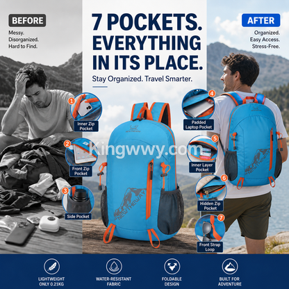 ⏳Time-Limited Special⏰Foldable Waterproof Camping Backpack
