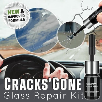 🔥👍Kit de réparation de vitres Cracks Gone (nouvelle formule), ACHETEZ PLUS, OBTENEZ PLUS GRATUITEMENT