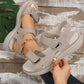 🔥⏳Réduction limitée de 50%💥【36-43】 2025 Nouvelles sandales grandes tailles pour femmes, sportives, confortables, sandales droites avec bouche de poisson