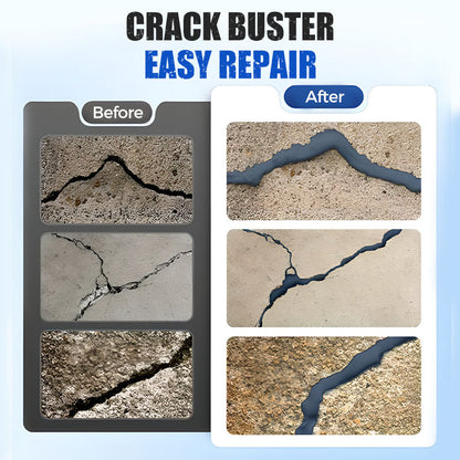 📢📢50% OFF !! ⏰Extra-Strength New Formula Concrete Crack Repair Filler, Waterproof Heavy-Duty Crack Adhesive for Driveway, Patio & Wall Cracks
