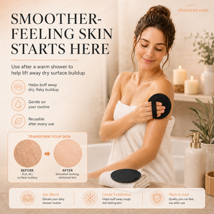 ✨✨Last Day Buy 1 Get 1 Free - £6.99!💦 🚿 Exfoliating Scrub Bath Pads – Gently exfoliate, unclog pores, reveal brighter skin. A little scrub goes a long way! ✨🛀