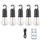 🔥Dernier jour 9,99 €🔥 Lanterne de camping solaire rechargeable avec crochet lampe tungstène adaptée à l'extérieur et à la maison