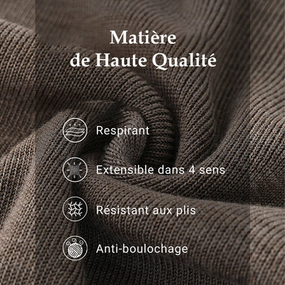 ✨ Élégance Sans Effort | Robe Femme Plissée à Col Rond