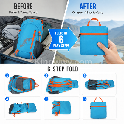 ⏳Time-Limited Special⏰Foldable Waterproof Camping Backpack