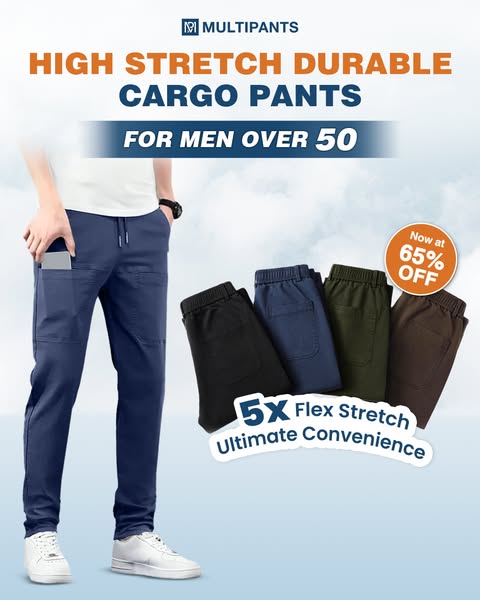 Hot Sale 50% OFF🏆MultiPants – High Stretch Multi-pocket Durable Cargo Pants