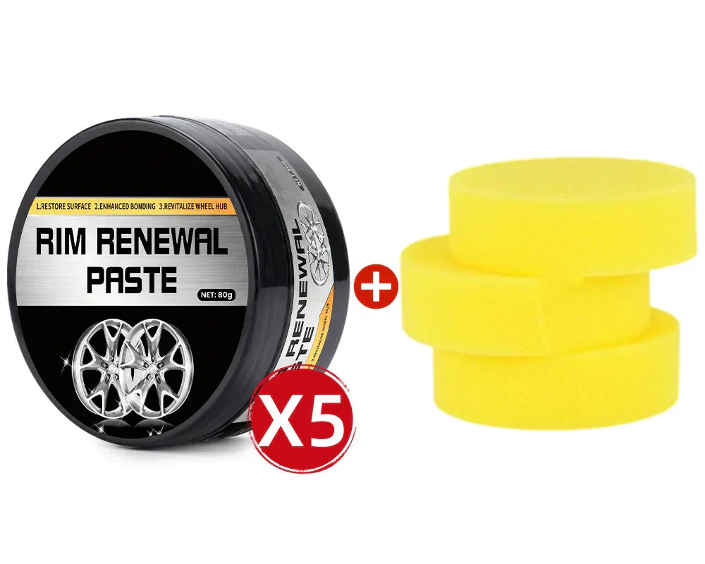 ⏳SALE ONLY￡7.99!!💪All-in-One Wheel Revival Paste 🛞✨ | Restores Alloy, Removes Brake Dust & Protects – No Rinse Needed! 🇬🇧