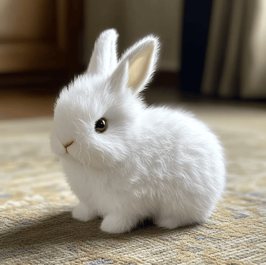 💥50 % de réduction au printemps🐰Jouet en peluche lapin mignon et réaliste（Le prix le plus bas sur Internet）