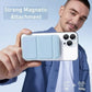 Mini batterie externe magnétique pliable sans fil avec support
