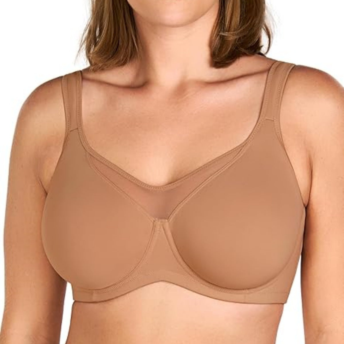 🏆 Special Price £13.99 ! 💐Women's Elegant Sheer Full Coverage Plus Size Bra