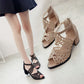 🔥25 nouveaux talons hauts creux bohèmes pour femmes