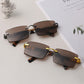 Lunettes de soleil avec verres en cristal naturel