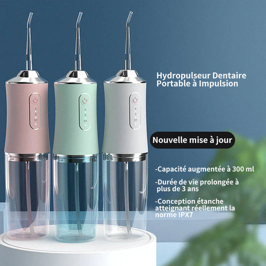 Hydropulseur dentaire électrique à impulsion pour un nettoyage en profondeur