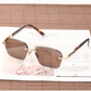 Lunettes de soleil avec verres en cristal naturel