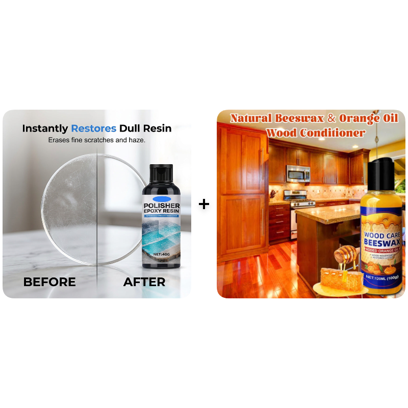 ✨ High-Gloss Epoxy Resin Polish – Restore Shine & Remove Surface Scratches⏰🔥