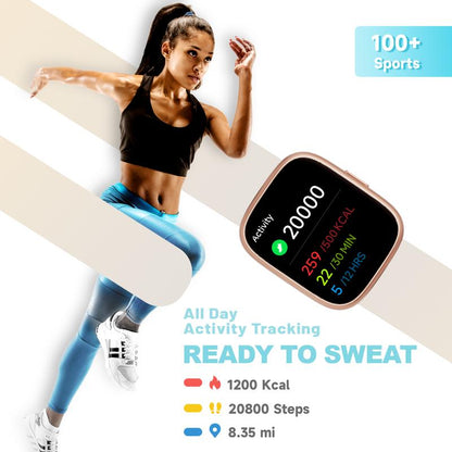 ⌚ Montre connectée sport multifonctionnelle Bluetooth / 🏃‍100 modes sportifs / 💧Étanchéité et résistance à la poussière IP68