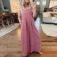 💝 Combinaison sans manches pour femmes avec jambes larges et poches