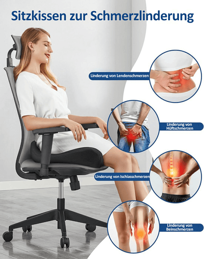 🎁DERNIER JOUR 40 % DE RÉDUCTION🔥Coussin de siège ergonomique en mousse à mémoire de forme