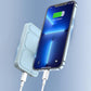 Mini batterie externe magnétique pliable sans fil avec support