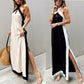 💕Vente limitée 50 % de réduction💕Robe longue fendue dos nu pour femme – Une élégance sans effort vous attend !