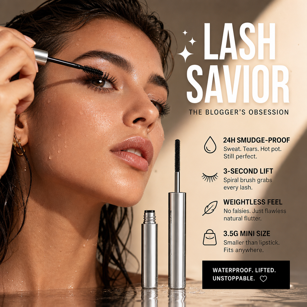 🌟 Buy 1 get 1 free SALE🎁✨ Waterproof Curling & Lengthening Mascara ✨