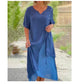 Robe asymétrique à manches courtes à manches courtes
