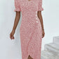 🌷offre limitée dans le temps🌷Robe imprimée florale à col en V pour femme