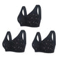 🔥Grande vente - Achetez 2 obtenez 1 gratuit🔥Soutien-gorge en coton à fermeture frontale Design for Senior