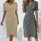🌷offre limitée dans le temps🌷Robe imprimée florale à col en V pour femme