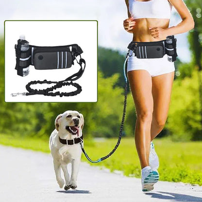 🔥Ventes chaudes - 48% de réduction🔥Laisse pour chien mains libres (avec sac à fermeture éclair)