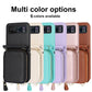 ✨Étui en cuir avec porte-cartes et zip pour Samsung Galaxy Z Flip3/4/5/6✨