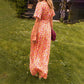 💐50% de réduction🌸Robe florale vintage pour femmes