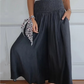 💥50 % de réduction pour une durée limitée💥Pantalon taille haute à jambes larges tendance pour femme avec poches