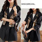 🔥 45% OFF !!🔥Trench-coat mi-long amincissant à revers pour femmes💝ACHETEZ 2 ， LIVRAISON GRATUITE