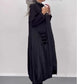 💃Robe à col roulé et à manches longues avec cordon de serrage