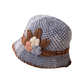 🔥HOT SALE 49% de réduction - Bonnet tricoté chaud et élégant à motif floral pour femme