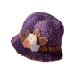 🔥HOT SALE 49% de réduction - Bonnet tricoté chaud et élégant à motif floral pour femme