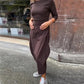 Robe élégante et simple pour femmes avec poche